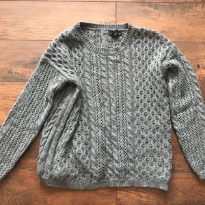 Gray sweater